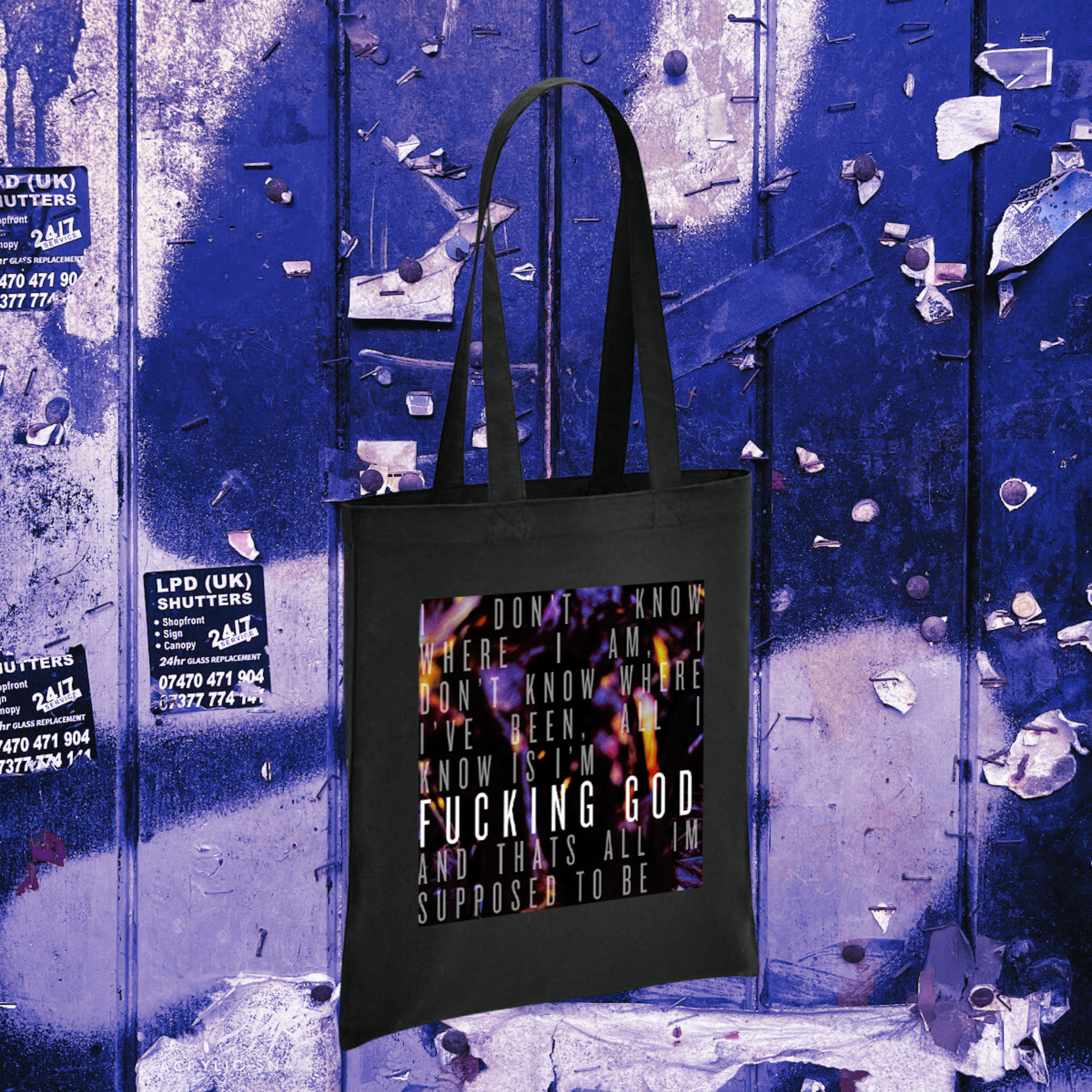 'F*cking God' Tote Bag