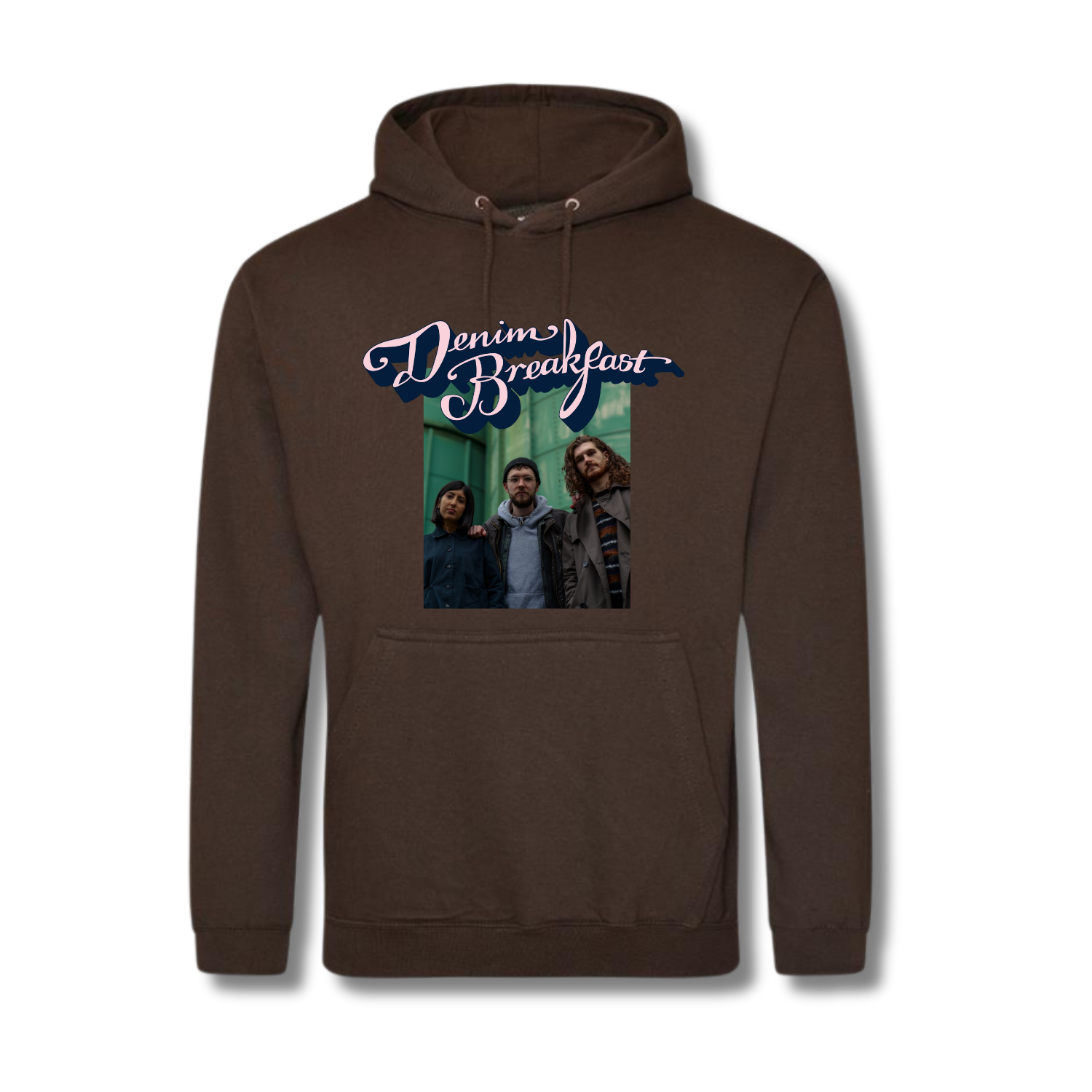 Brown Logo Hoodie