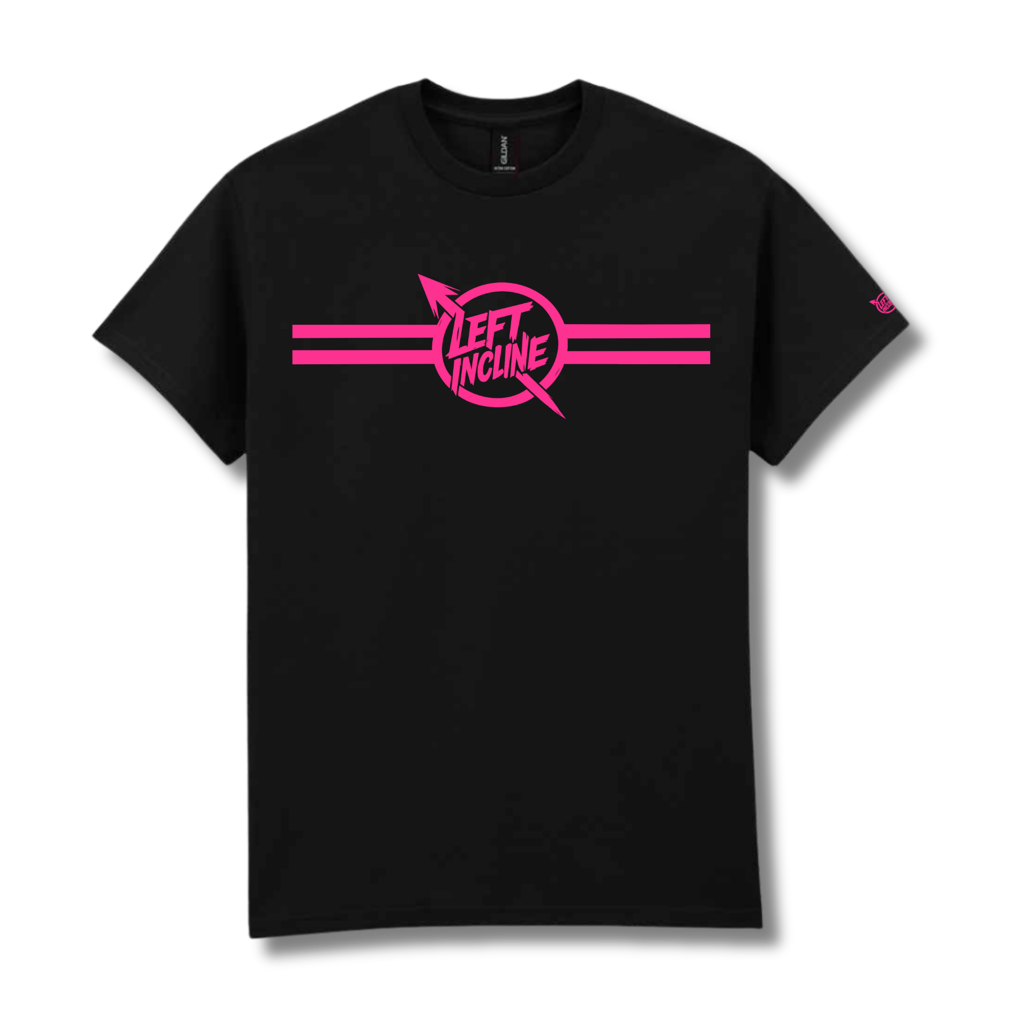Left Incline Race Strip Logo T-shirt