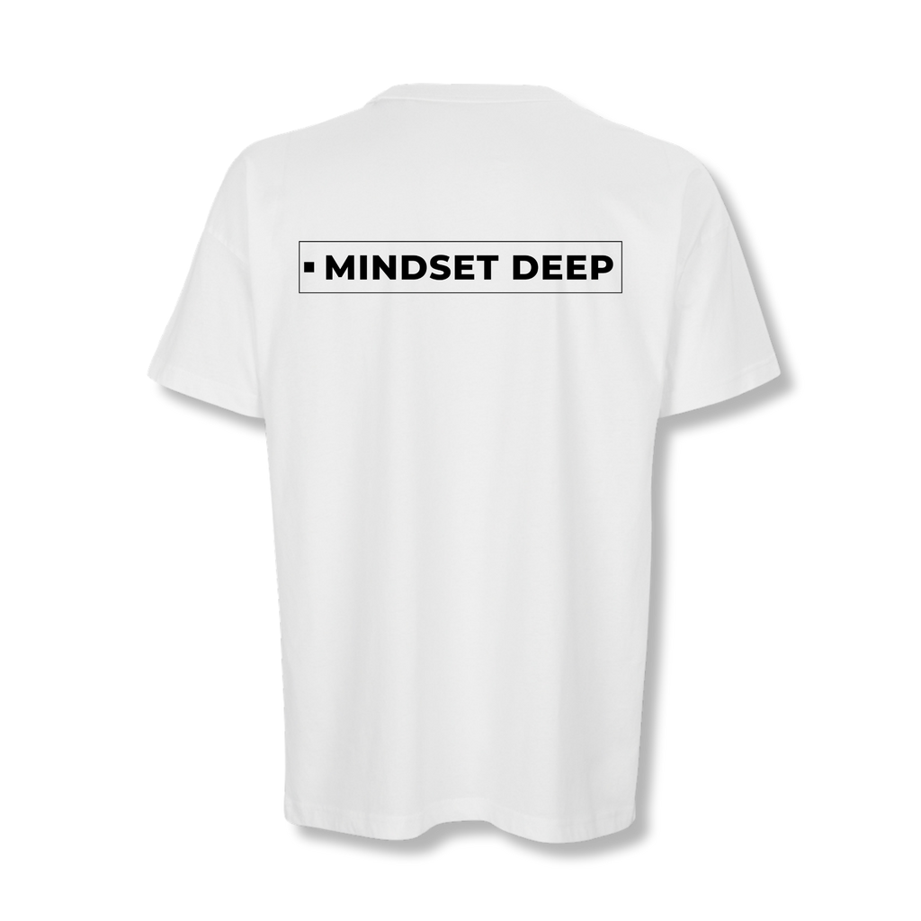 White Mindset Deep Tee