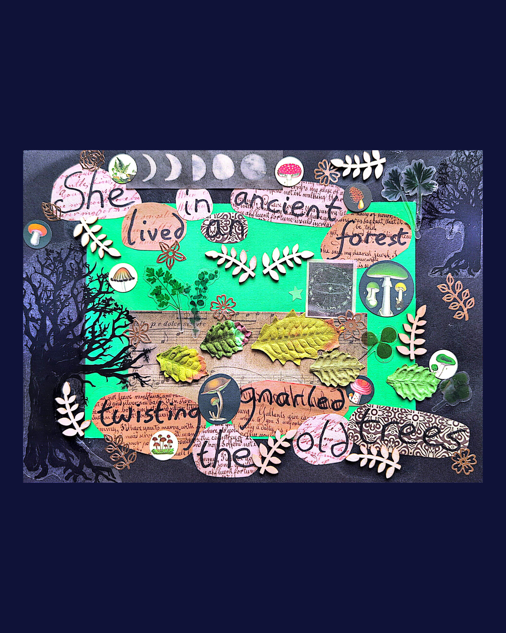 A3 'Ancient Forest' lyrics sheet