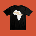 Africa on Black T-Shirt