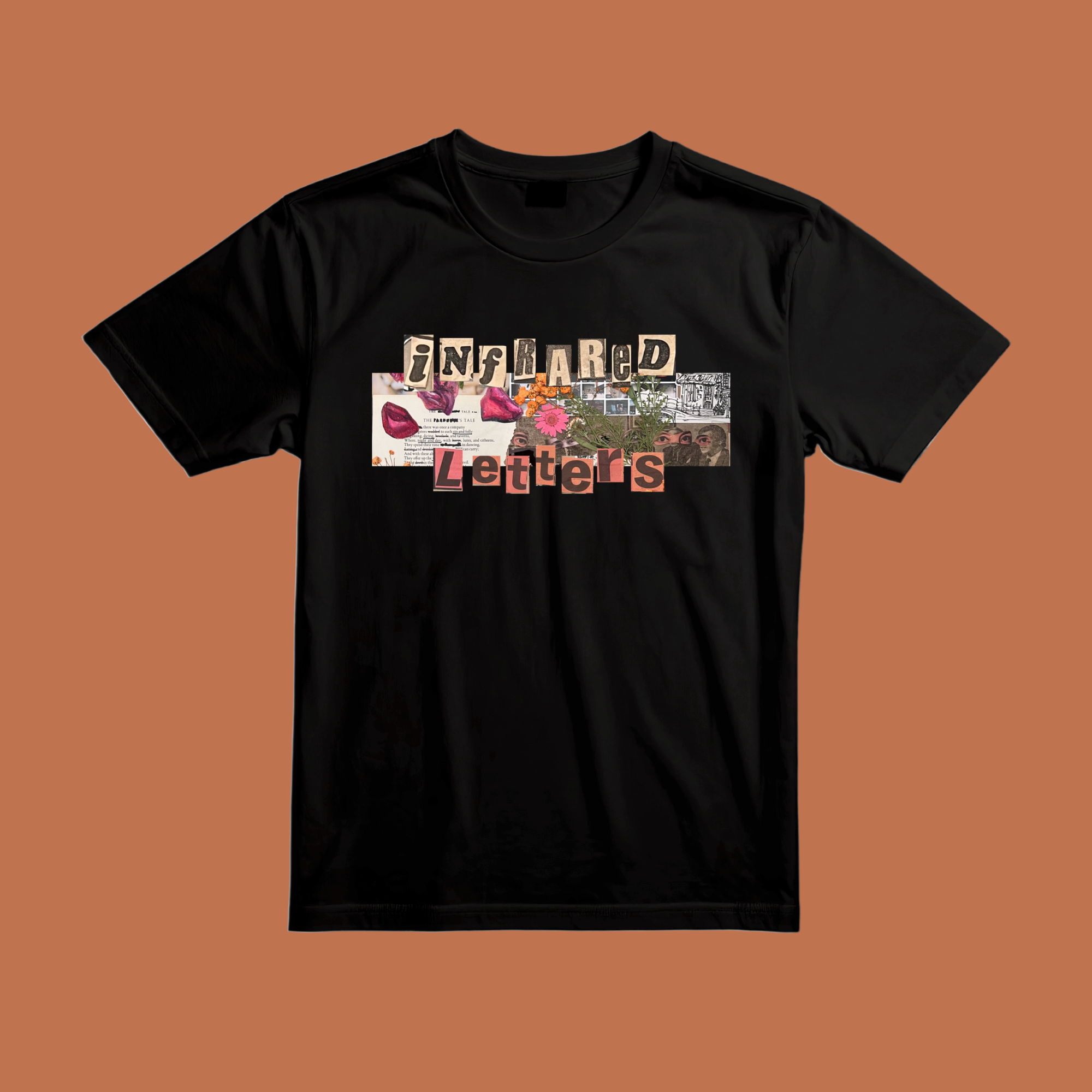 Black 'Letters' T-shirt