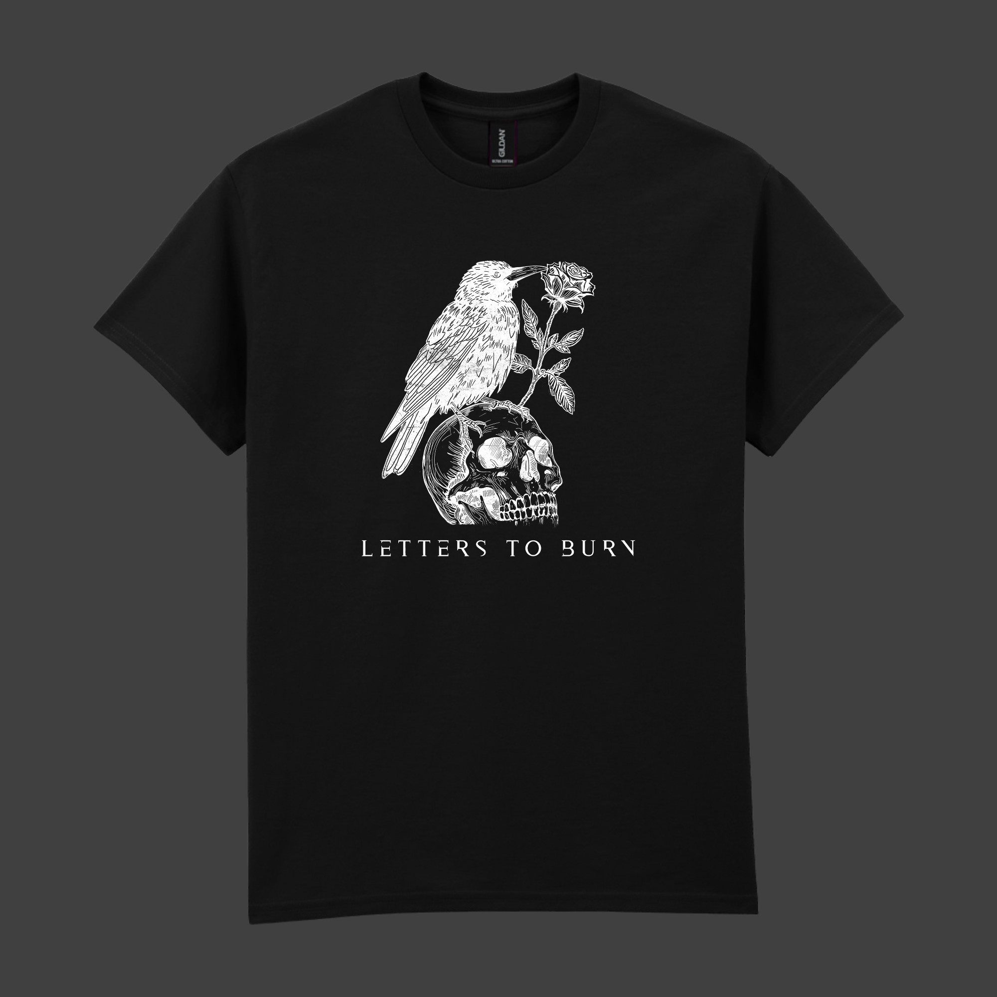 ‘Crow, Skull & Rose’ T-shirt