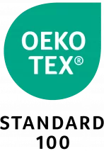 OEKO-TEX Standard 100 logo on a white background